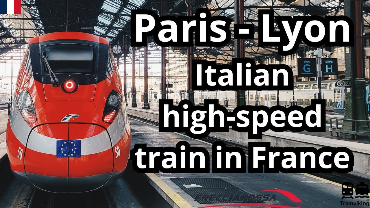 Paris - Lyon on board of a domestic Frecciarossa 1000 train by Trenitalia in France