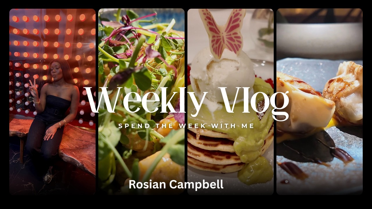 Weekly Vlog | Flat Iron | Sushi Samba | Rosian Campbell.