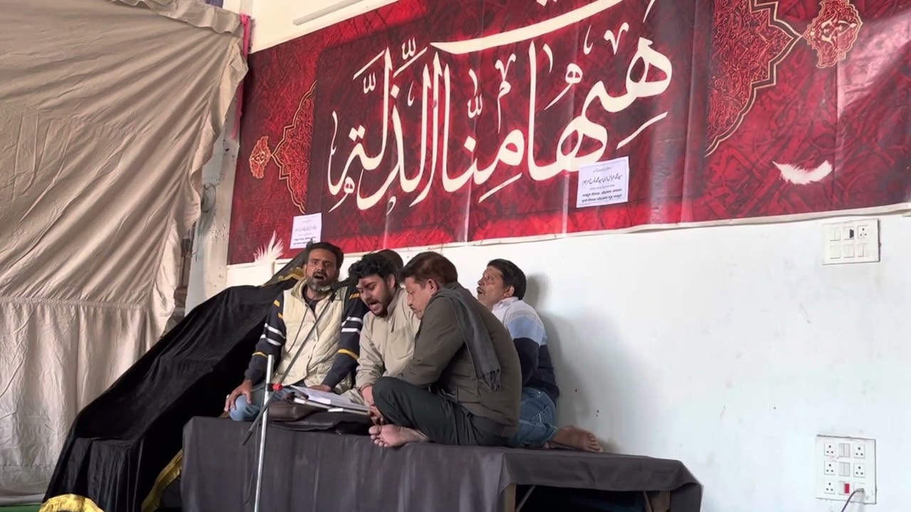 Bhar k jab mashq e sakina marsiya janab Alisha sab majlis e barsi janab mohd abbas sab