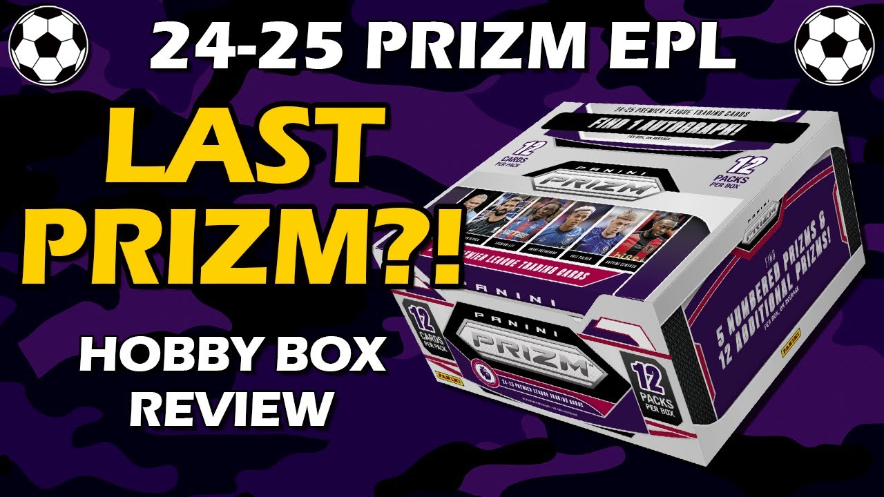 2024-25 Panini Prizm EPL Hobby Box Soccer Review