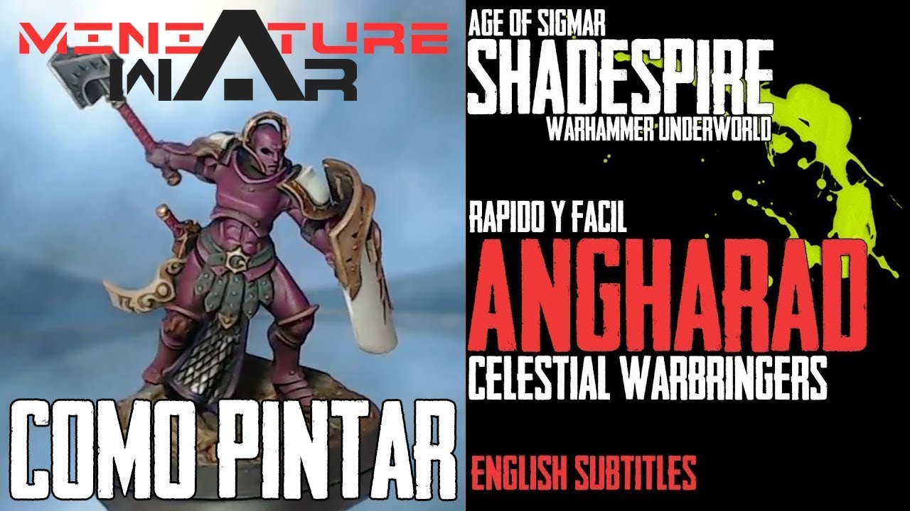 CÓMO PINTAR ✅ ANGHARAD / CELESTIAL WARBRINGERS - How to paint (ENG-Sub)