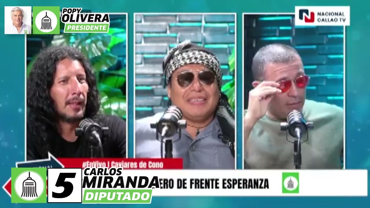 Entrevista a Carlos Miranda, diputado 5, Frente Esperanza. Programa CAVIARES DE CONO