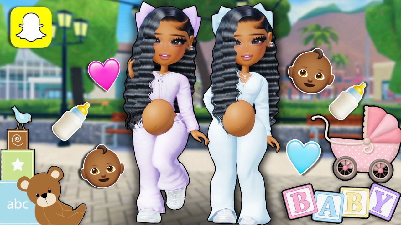 We Went UNDERCOVER as PREGNANT TWINS | Roblox Life Together Rp Snapchat