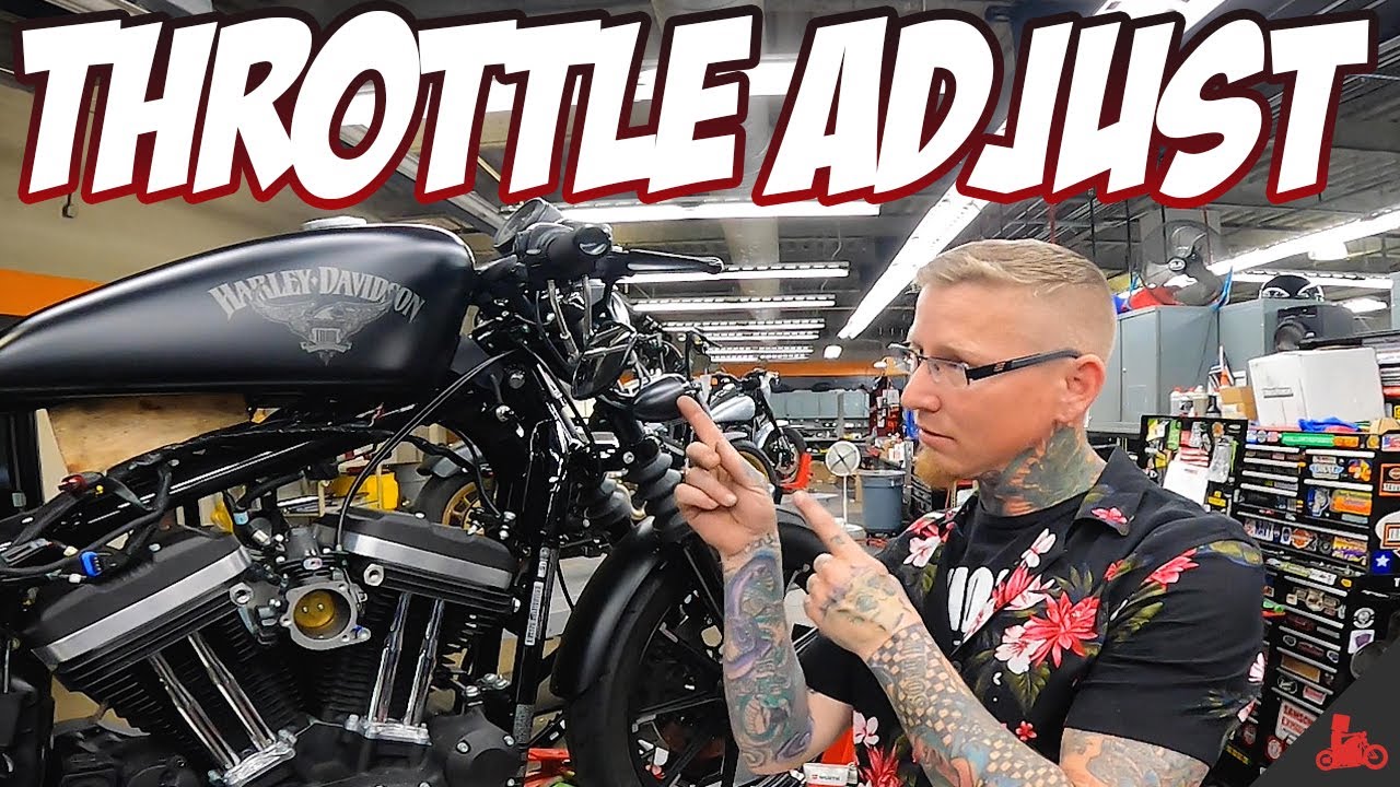 Harley-Davidson Throttle Cable Adjustment!
