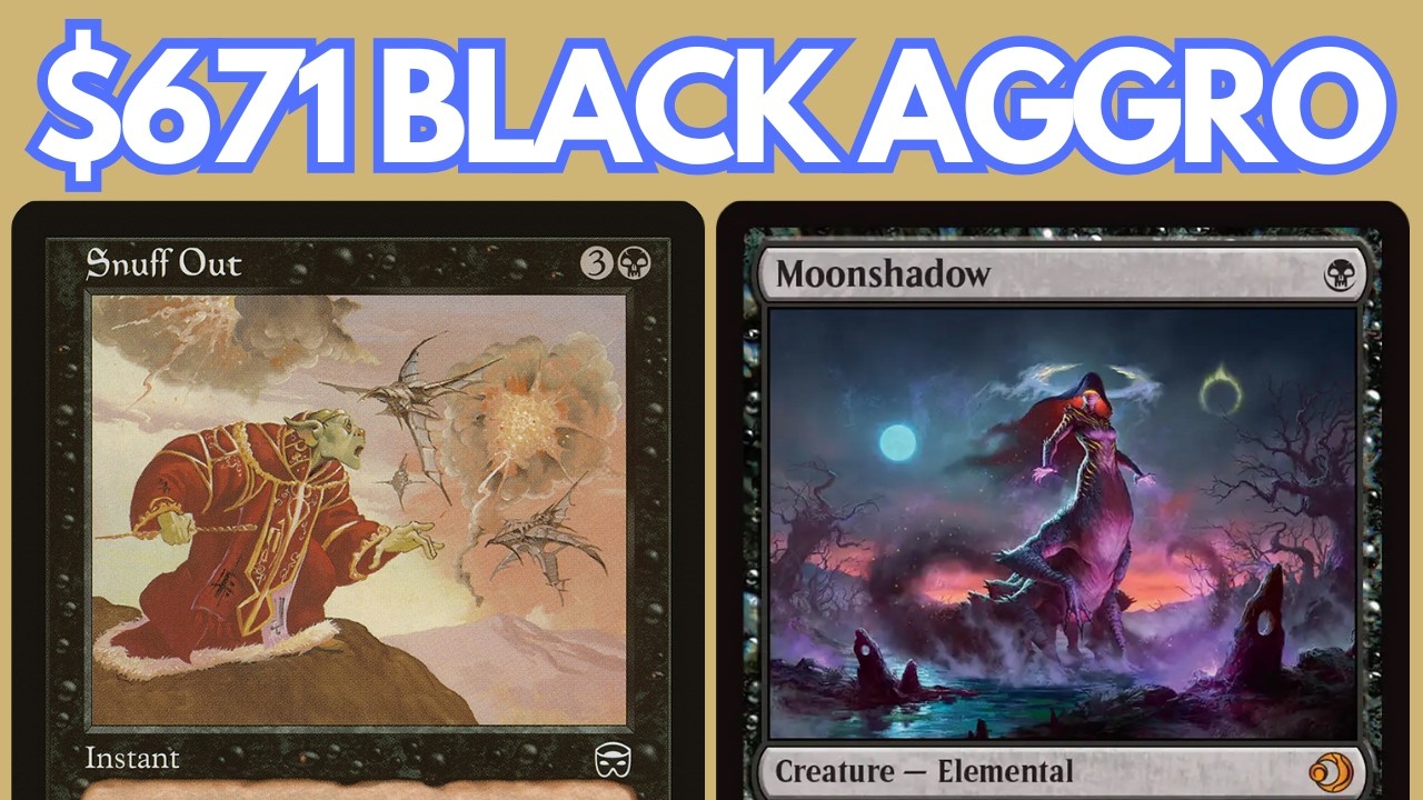SHRED THEIR HANDS! Legacy Mono Black Aggro with NO RESERVE LIST feat. Moonshadow. MTG League