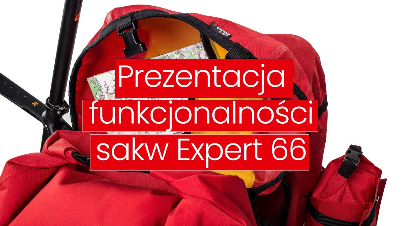 Prezentacja sakw rowerowych Crosso Expert 66 / Presentation of Crosso Expert 66 bicycle panniers