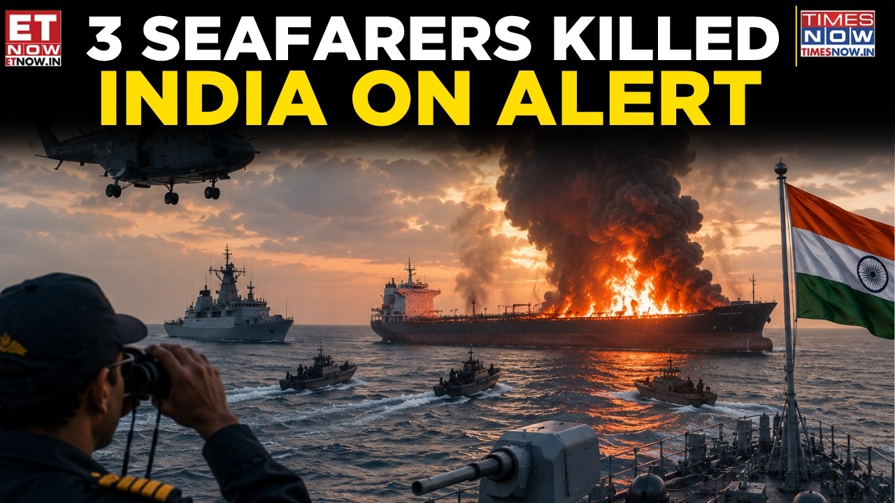 Breaking: India On Alert After Deadly Gulf Of Oman Incident Claims 3 Lives | World News | ET Now