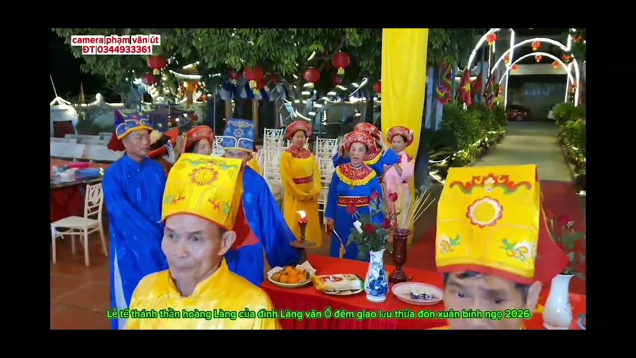 Lễ tế thánh thần hoàng Làng của đình làng vân Ổ 