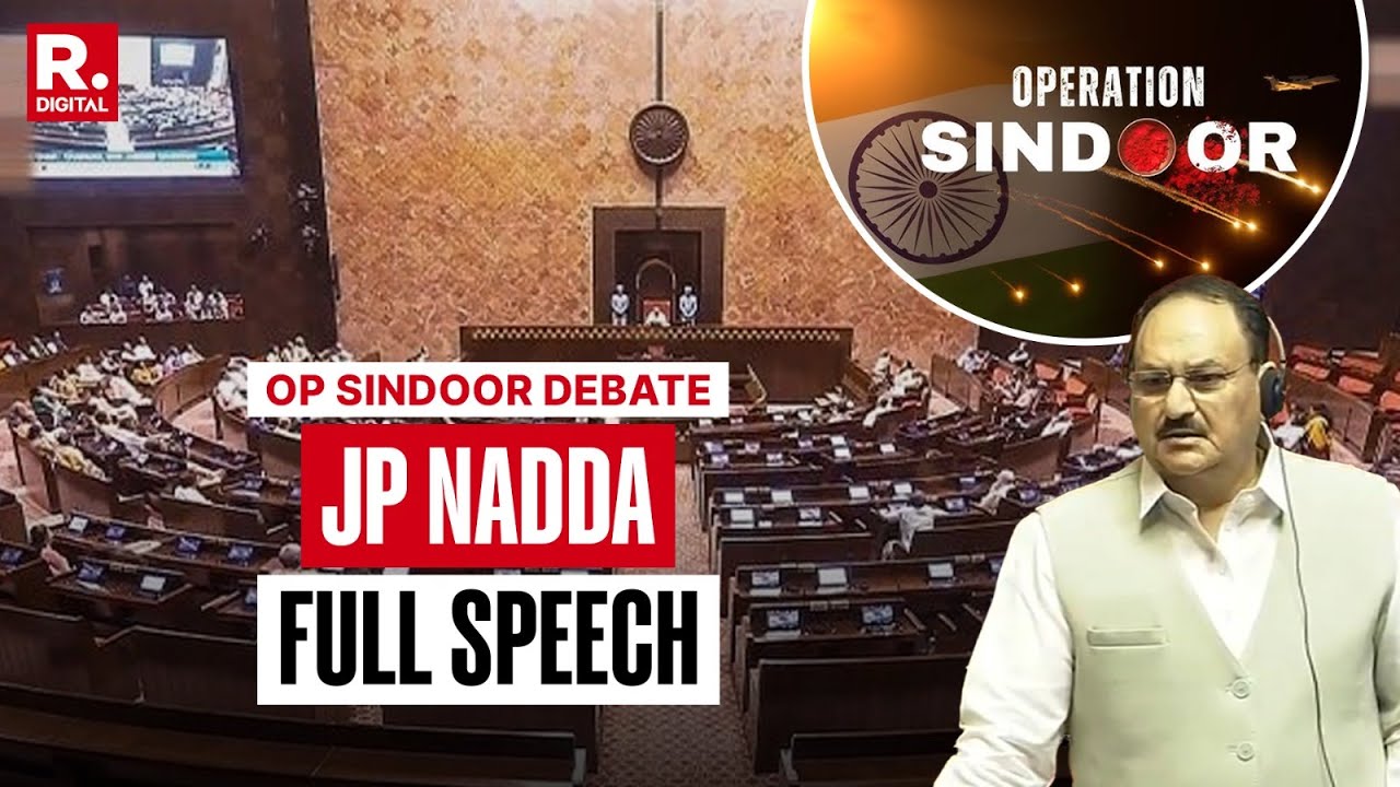 'I Understand Kharge's Frustration': JP Nadda Full Speech | JP Nadda | Mallikarjun Kharge