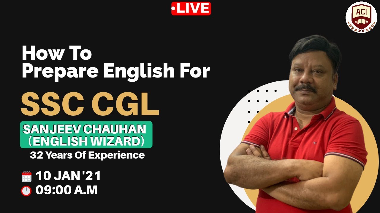 How to prepare English for SSC CGL By Sanjeev Chauhan Sir |SSC CGL| |Armaan Career Institute|