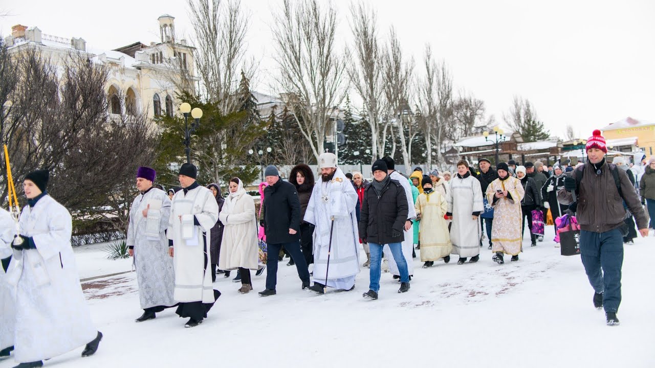 #КРЫМ Феодосия. Казанский собор. Крещенские купания, Крестный ход, Крещение Господне Богоявление