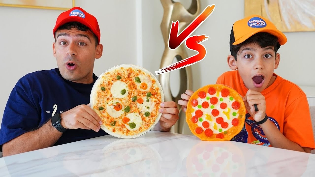Jason dan Alex Bermain Tantangan Gummy Lucu