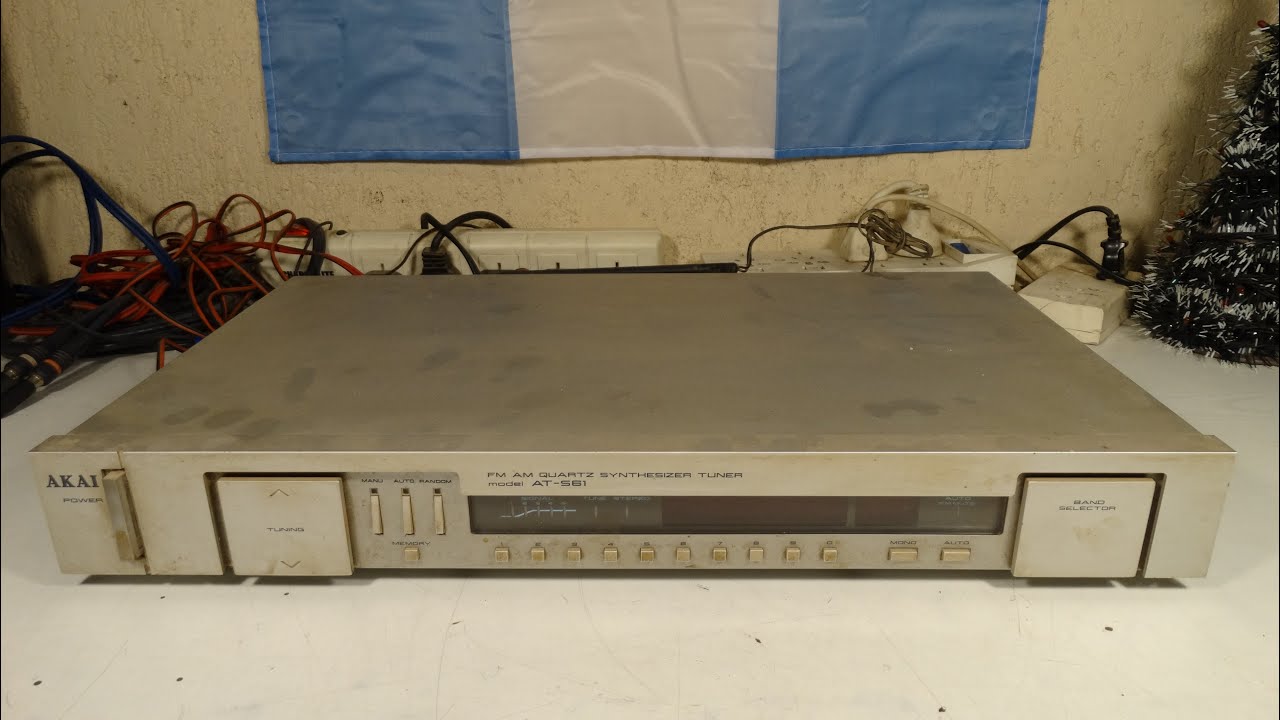 SINTONIZADOR TUNER RECEIVER AKAI AT-S61 JAPAN 1982 RESTAURACION P1