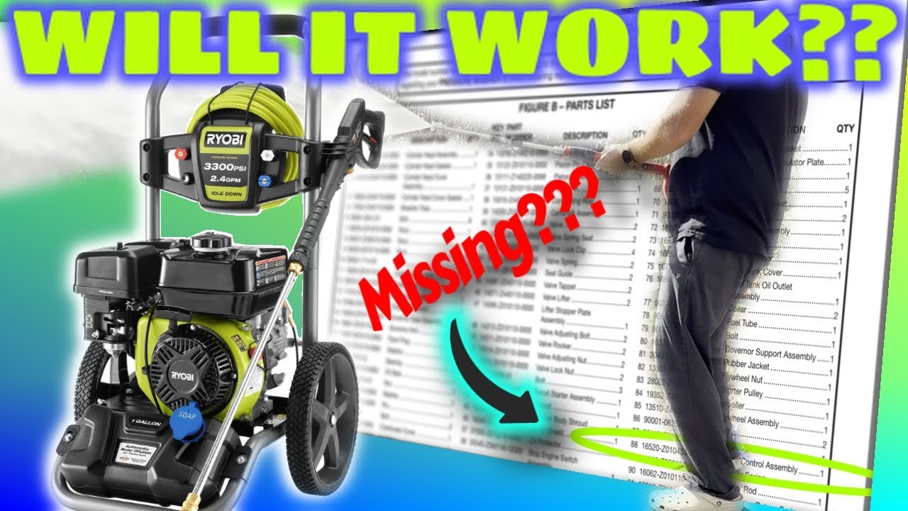💦Auction Find! Troubleshooting a “Broken” Ryobi Pressure Washer