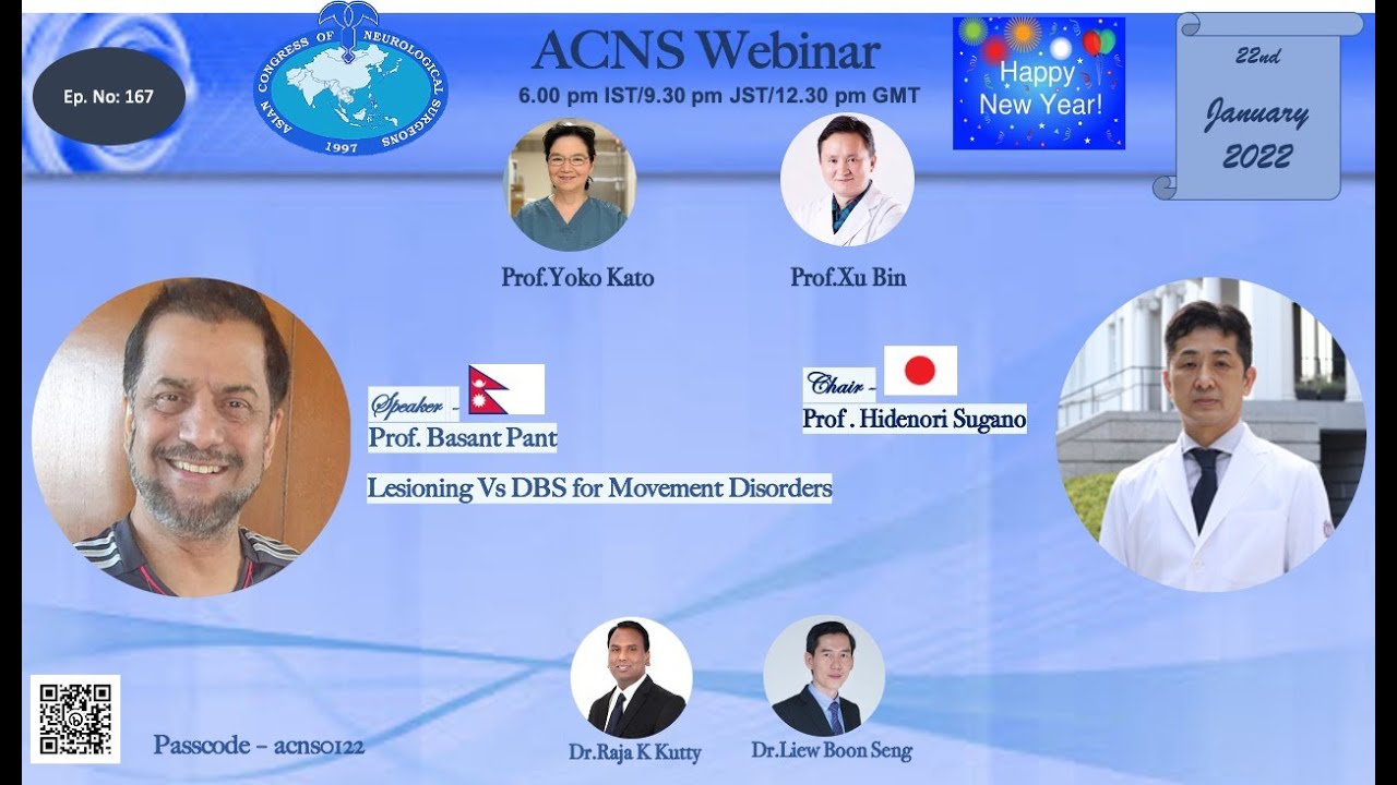 ACNS Webinar - Jan 19- Lesioning Vs DBS for Movement Disorders