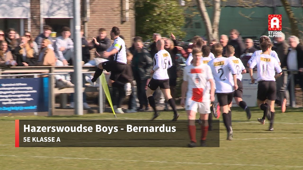 Samenvatting Hazerswoudse Boys - Bernardus (15 maart 2025)