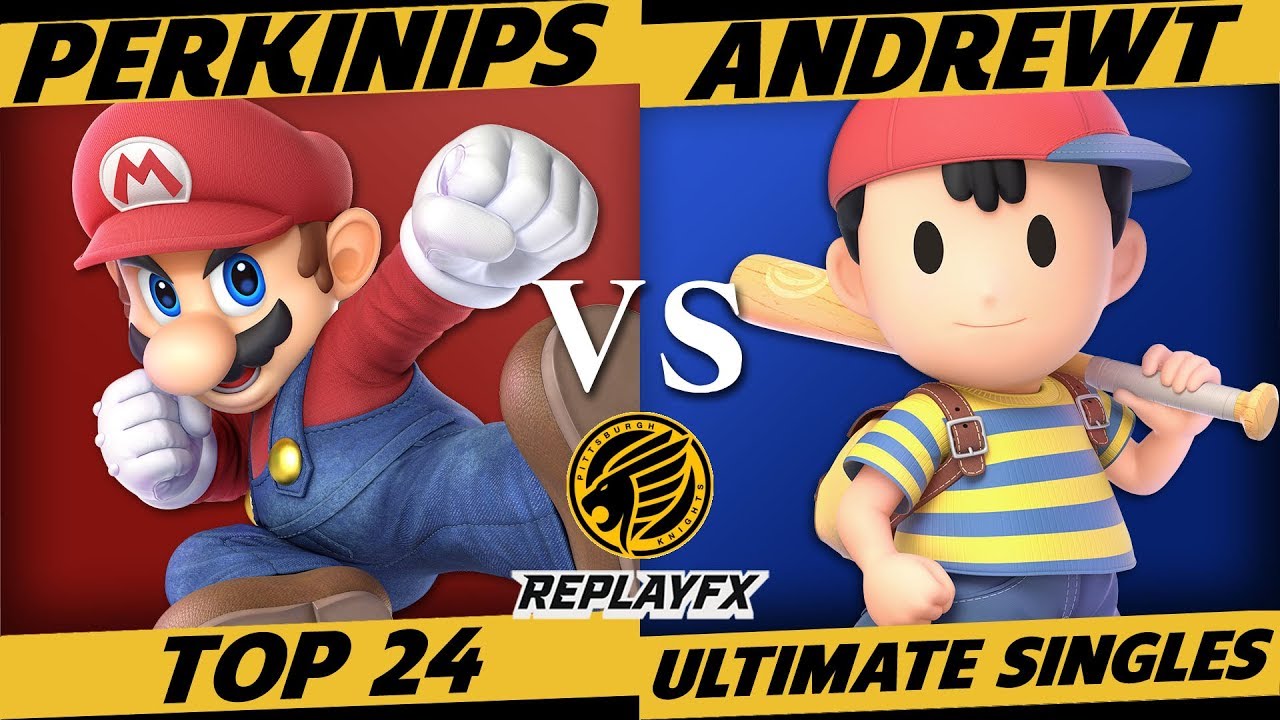 ReplayFX Smash Ultimate Top 24: Pekinips (Mario) vs. AndrewT (Ness)