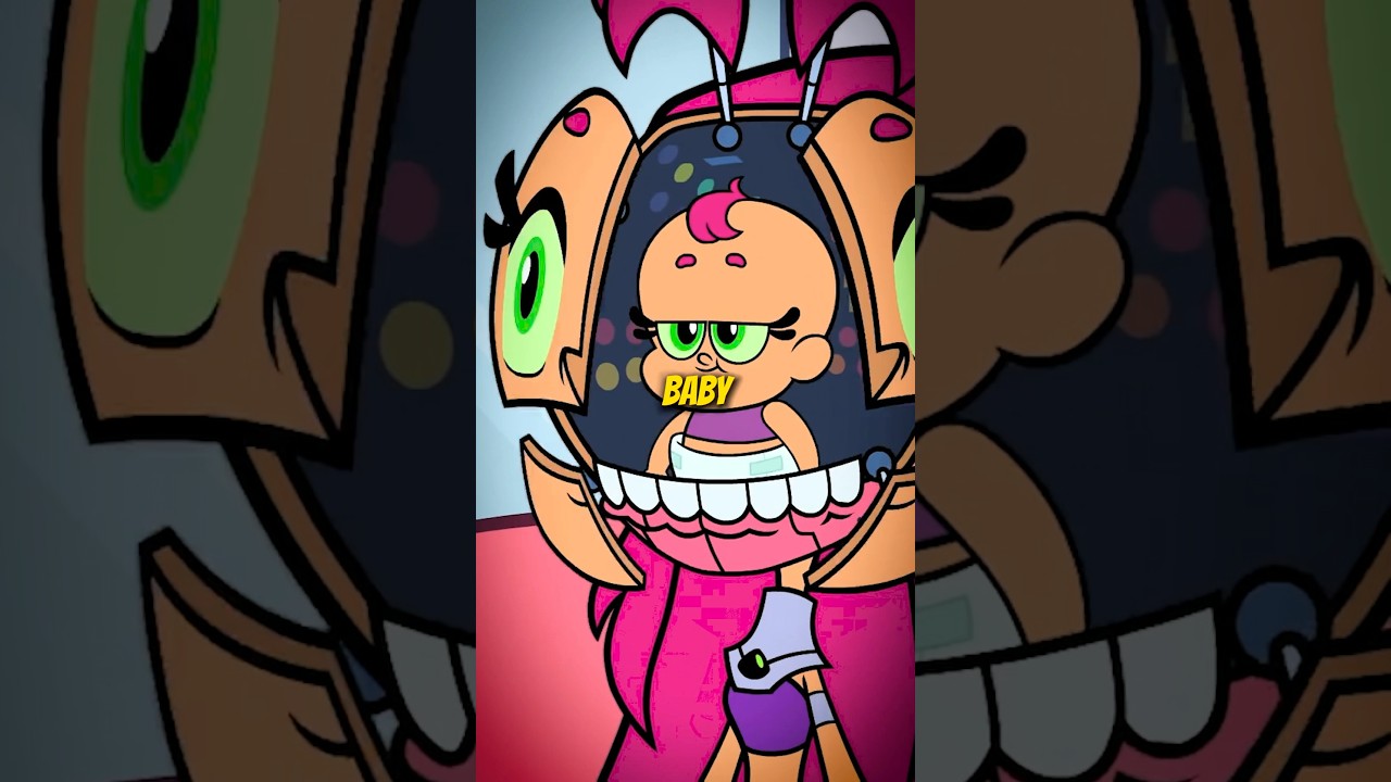 Starfire is a BABY?! #teentitans #ttg #beastboy #cartoons #dcu