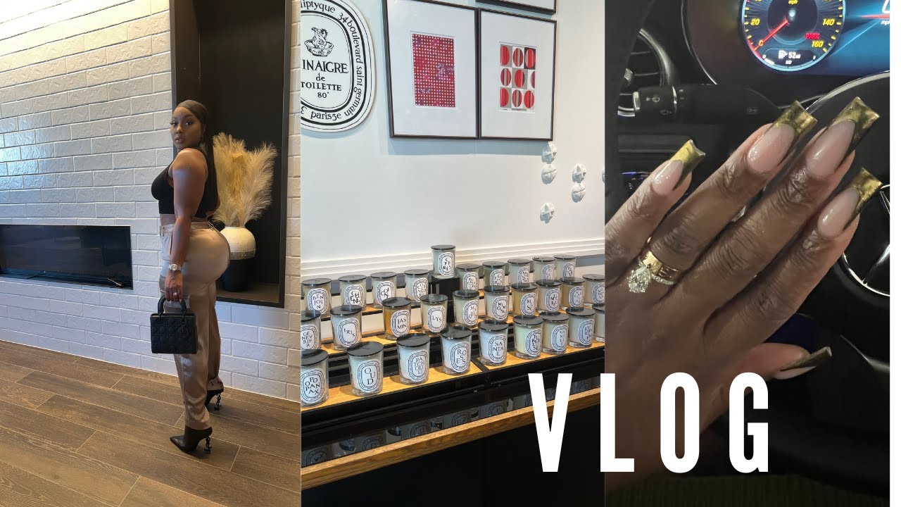 HWS VLOG| SHOPPING @DIPTQYUE| NEW NAILS..WE WENT CURRENT TREND|DATE NIGHT PREP & GRWM+NEW RESTAURANT