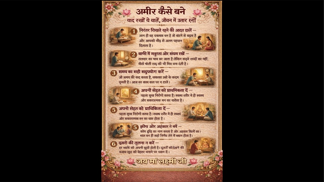 🫵अमीर कैसे बनें? ये 7 बातें जीवन में उतार लो Officialraj is live