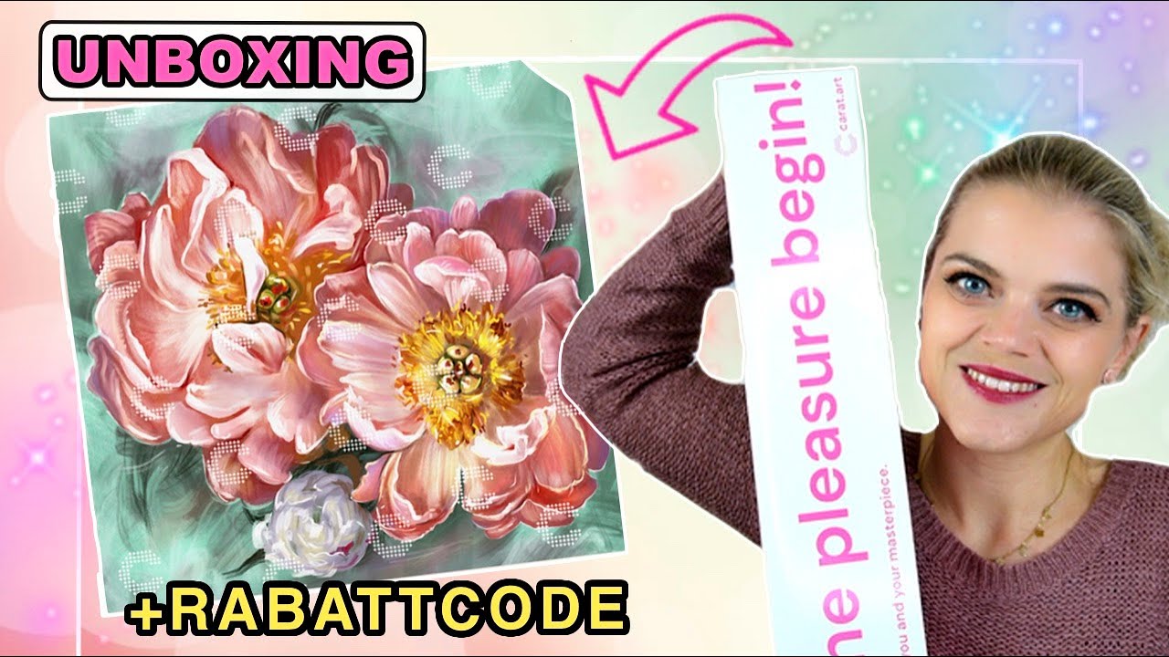DIAMOND PAINTING UNBOXING 🥰 LOVE FOR BOOKS AND FLOWERS | Carat.art