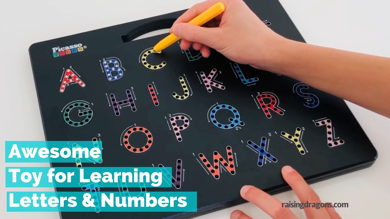 Awesome Toy For Learning Letters and Numbers - Magnetic Tablet Toy - Best Toy for Preschoolers