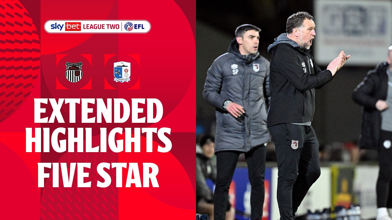 5 STAR! | Grimsby Town v Barrow extended highlights