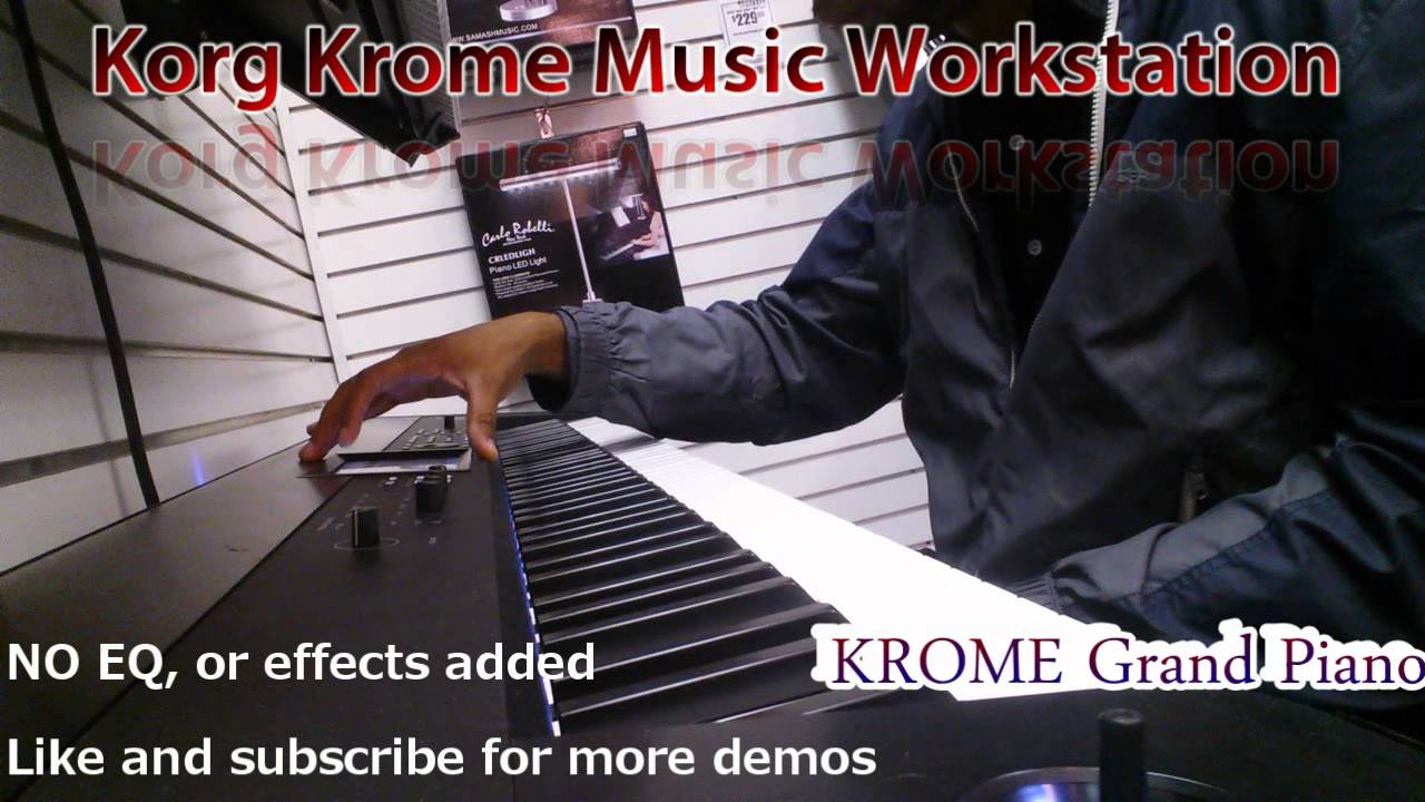 Korg Krome 88 Sounds Demo