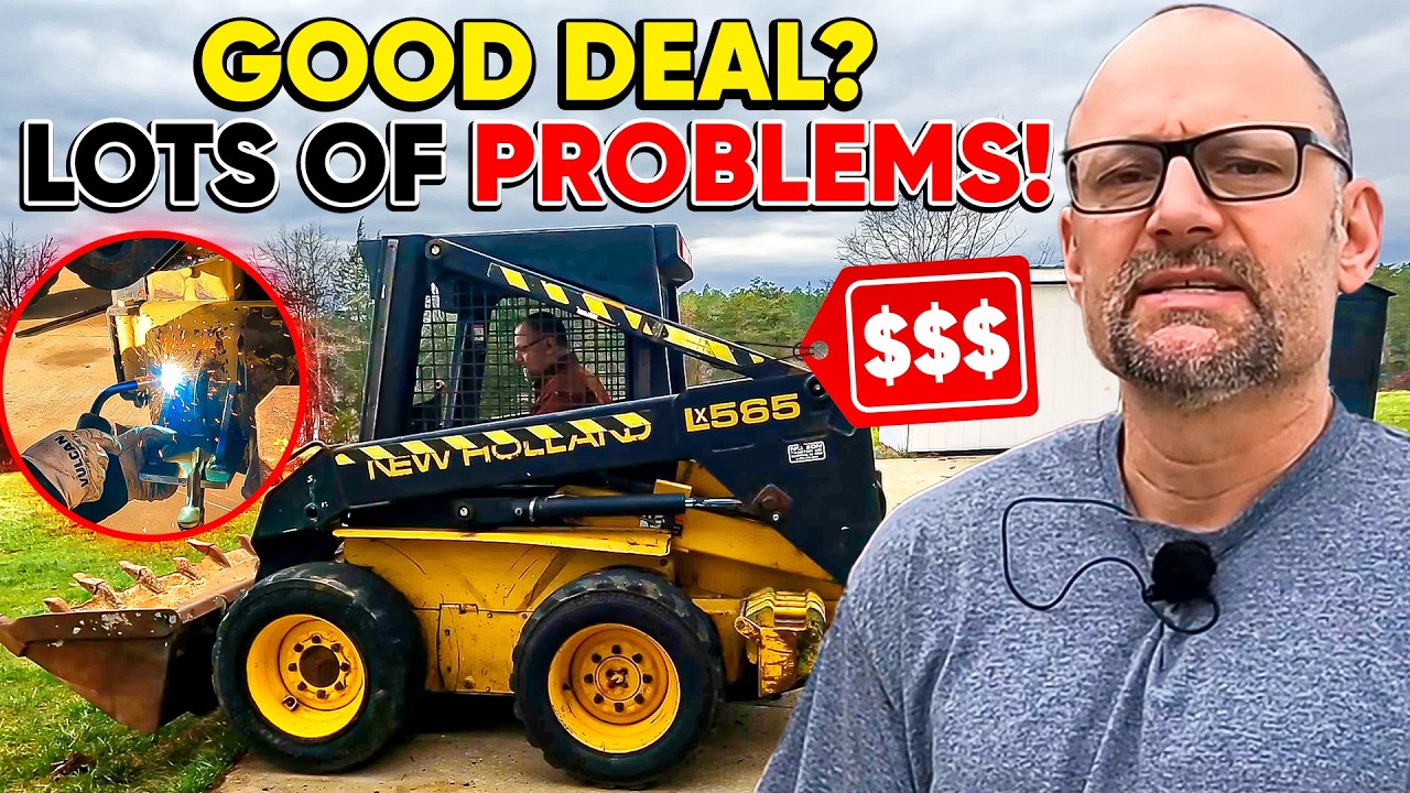 Buying And Fixing My First Skid Steer.  New Holland LX565.