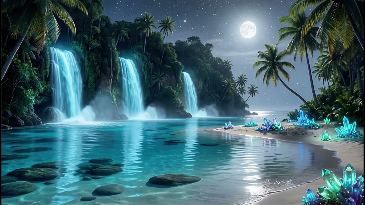 Moonlit Lagoon 🌙 90s Lo-Fi Piano Beats to Chill, Relax & Drift | Calm Horizon Audio