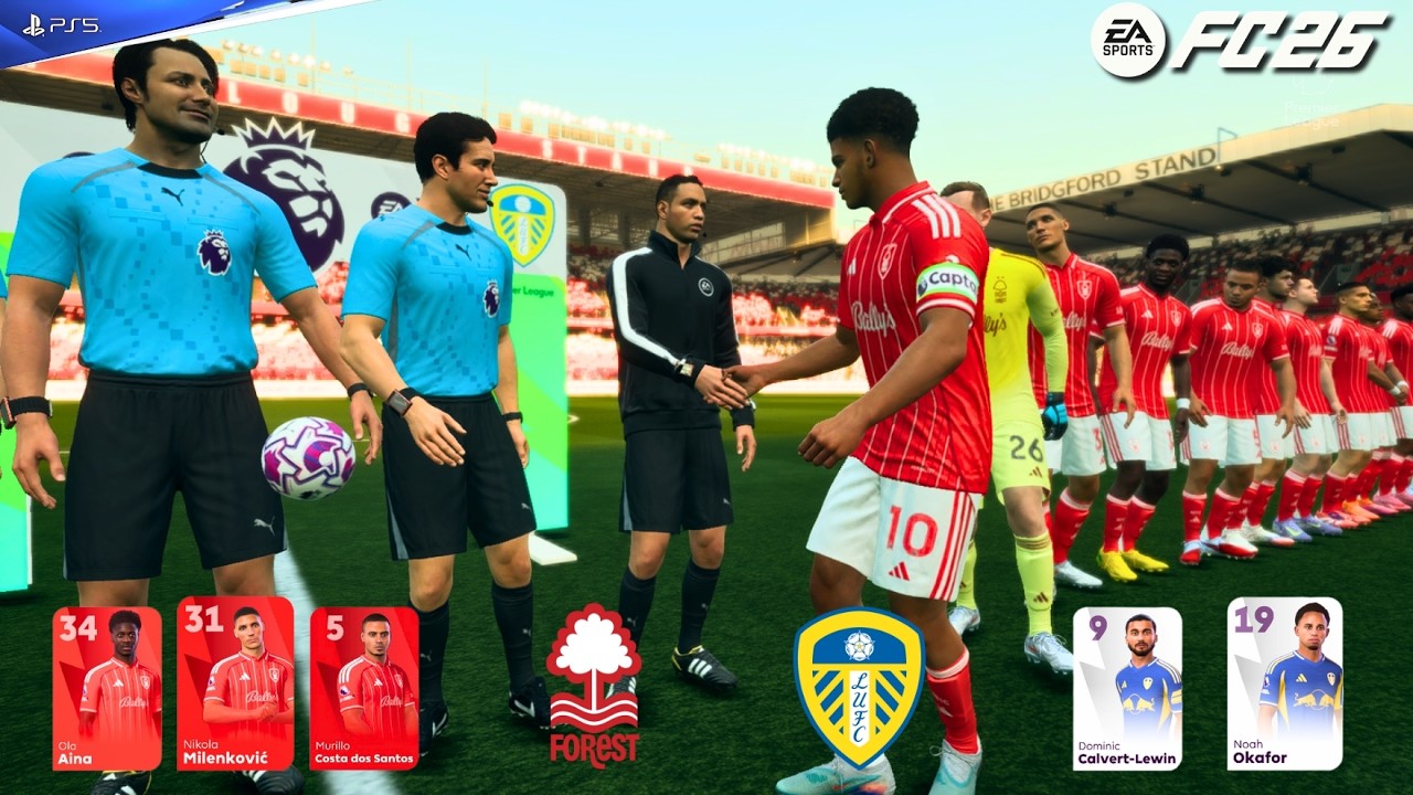 Nottingham Forest vs Leeds United 1-0 | EA SPORTS FC 26 Full Match Gameplay #fc26 #fc26gameplay