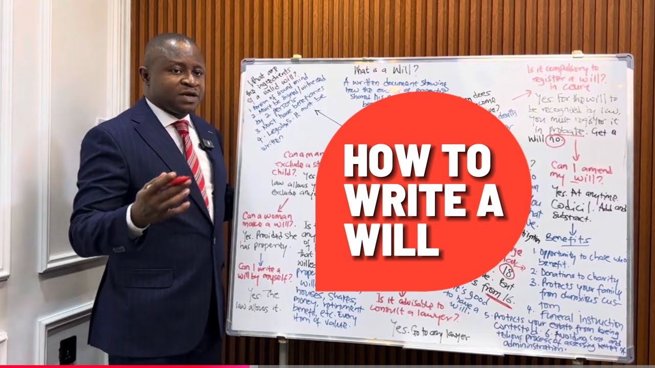 How to Write a Will. What you Need to Know