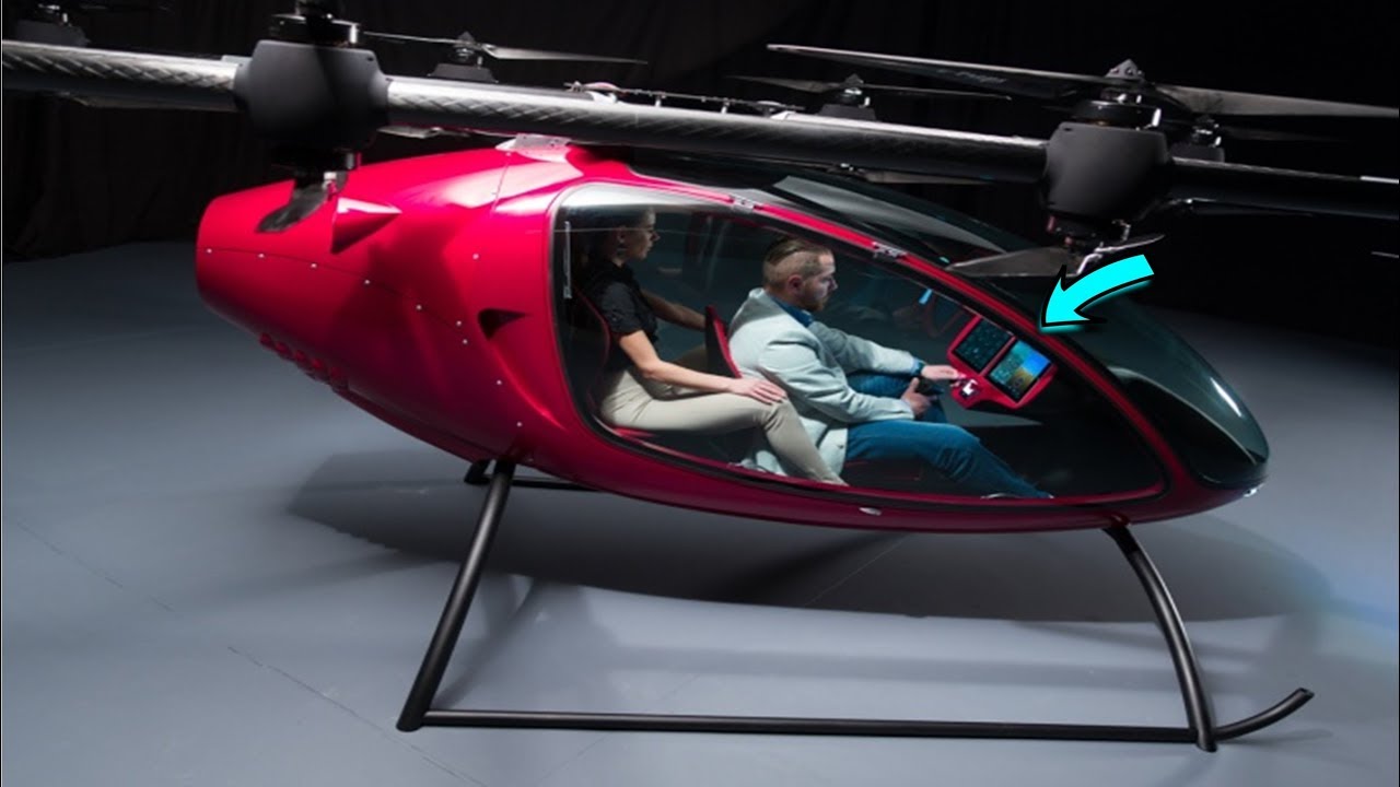 TOP 4 TAXI DRONES DO FUTURO - canal mundo curioso