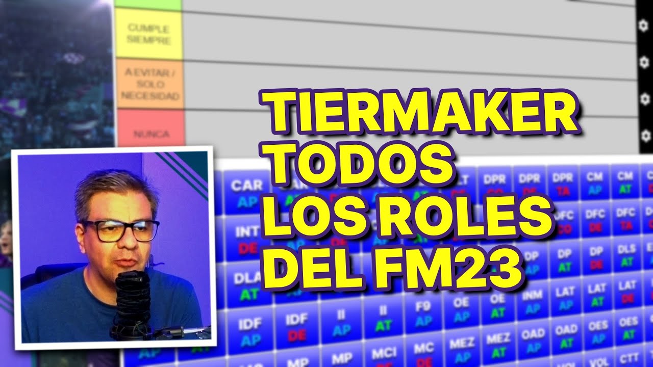 TIERLIST: TODOS LOS ROLES | FOOTBALL MANAGER 23