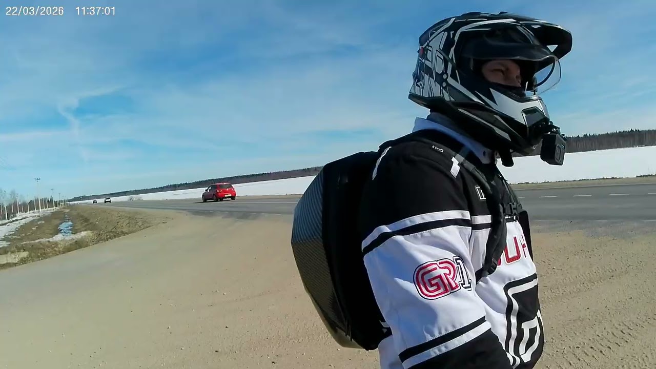 Bajaj boxer BM150X Покатался с моно-колёсниками. По сути первый прохват сезона 2026!