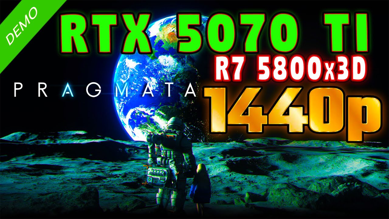 [1440p Benchmark] Pragmata (DEMO) | RE Engine | RTX 5070 Ti - R7 5800x3D |  TAA,  RT, SuperSampling