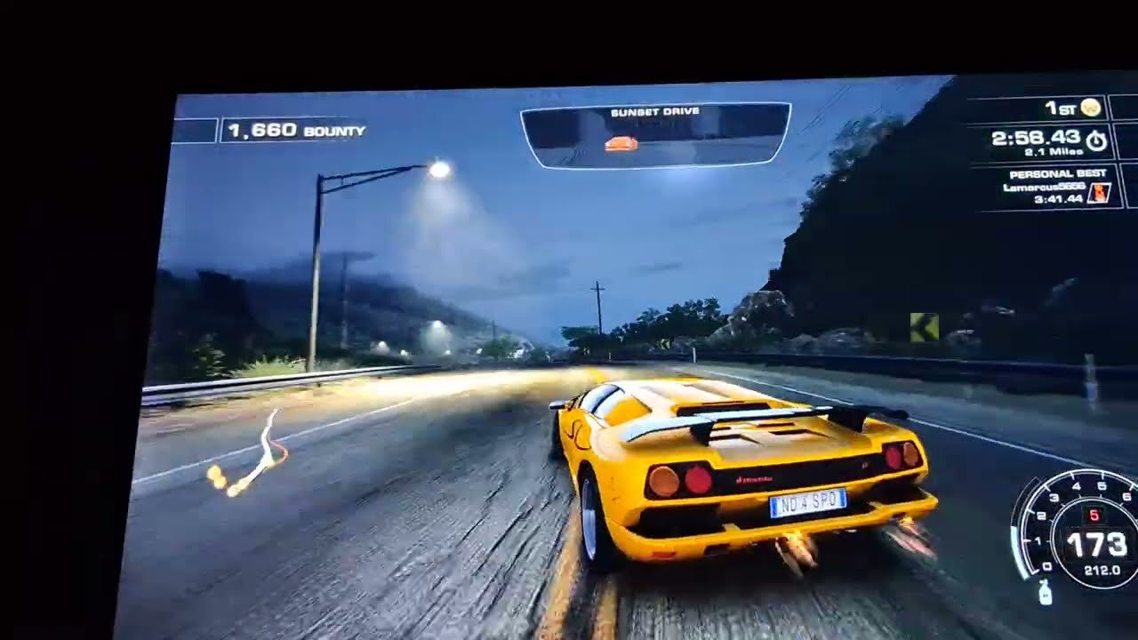 Need For Speed Hot Pursuit Remastered: Comback Tour [ Lamborghini Diablo SV]
