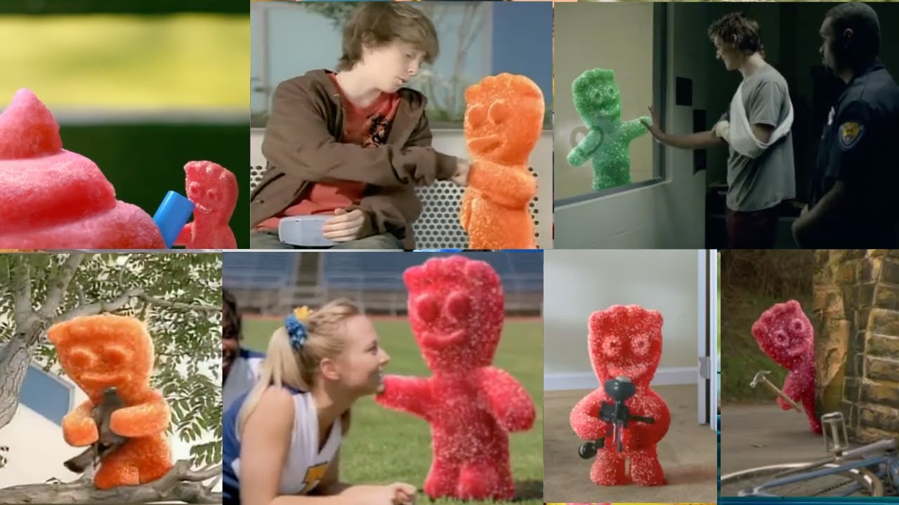Подборка рекламных роликов Sour Patch Kids. Обзор рекламы Sour Sweet Gone.