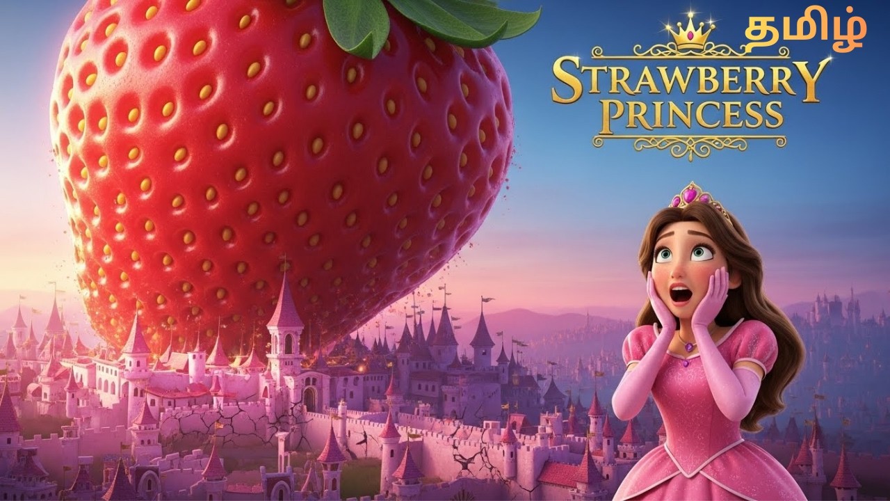 இளவரசி பெர்ரியும் அதிசய ஸ்ட்ராபெரி மழையும் | FairyTales Tamil | Strawberry Princess Story in Tamil