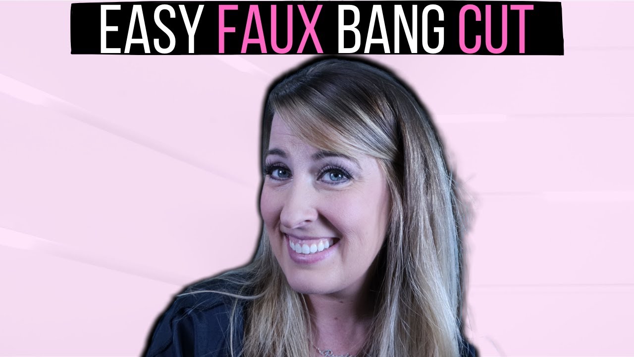 Faux Bangs With A Side Part | Easy Hair Trim To Have Bangs But Not Have Bangs