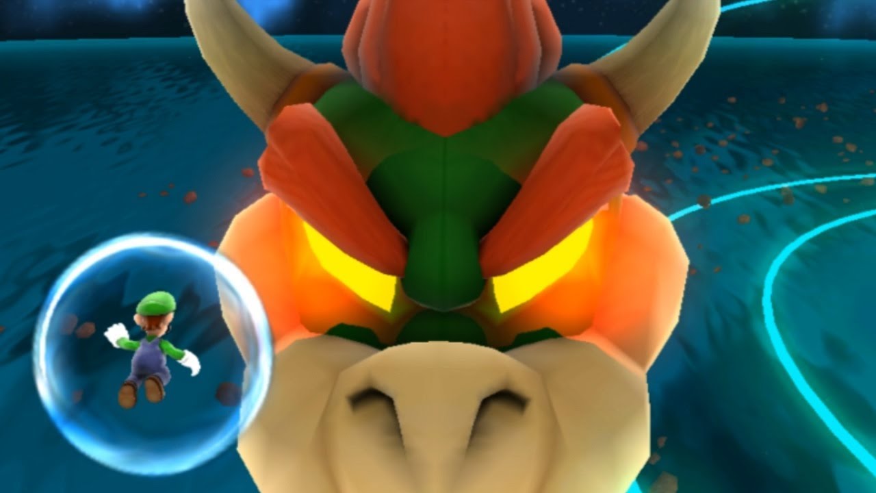 Super Luigi Galaxy - All Bowser Levels