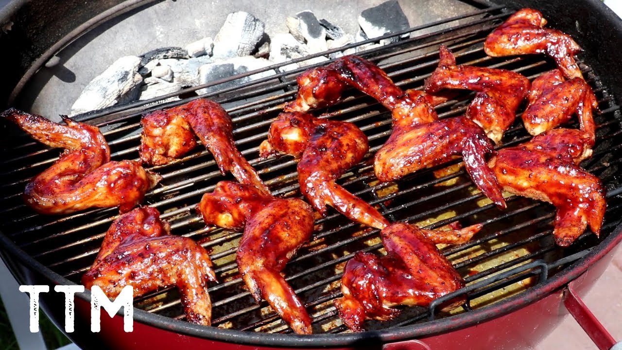 How to Cook Whole Chicken Wings on the Weber Kettle