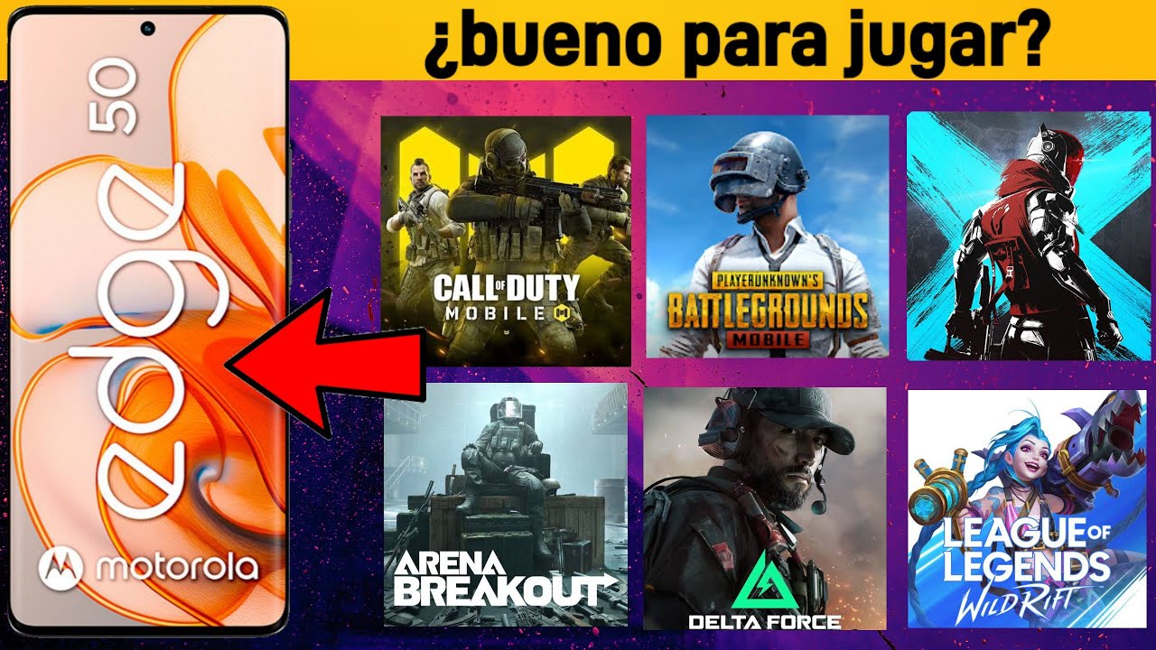 Motorola edge 50 prueba de rendimiento en juegos 