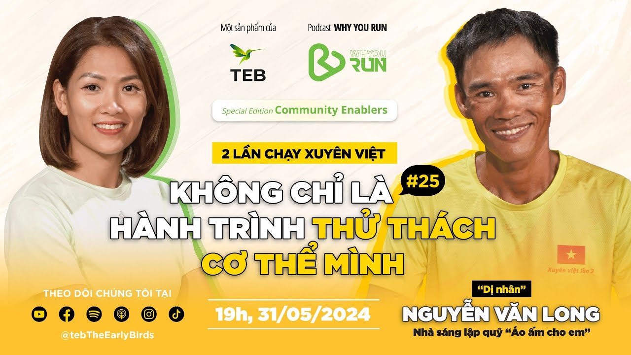 Why You Run | Tập 25 - Nguyễn Văn Long: Không Chỉ Là Hành Trình Thử Thách Cơ Thể Mình