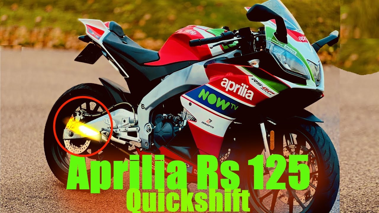 Aprilia RS 125 Quickshifter | Arrow exhaust sound
