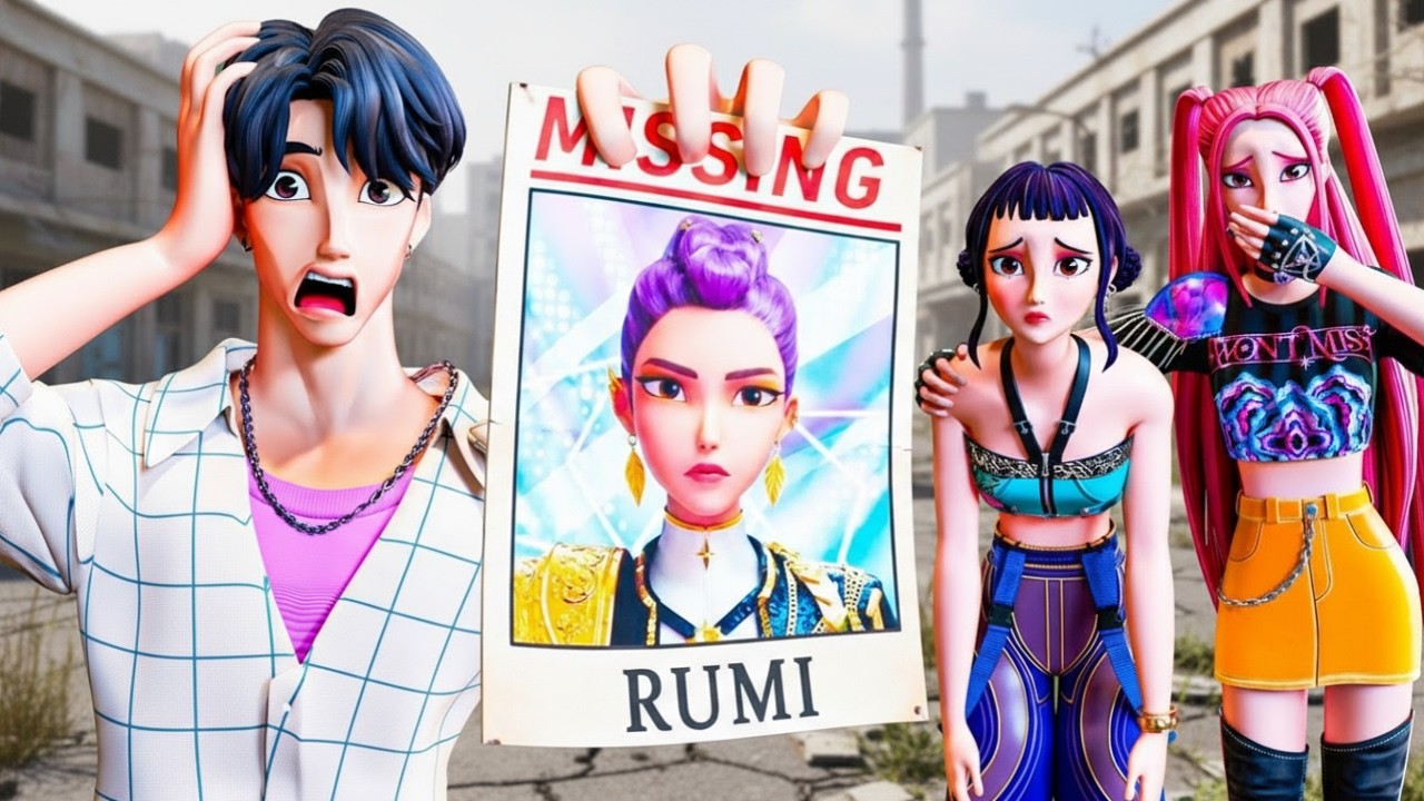 ¡RUMI HA DESAPARECIDO! KPop Demon Hunters Animación