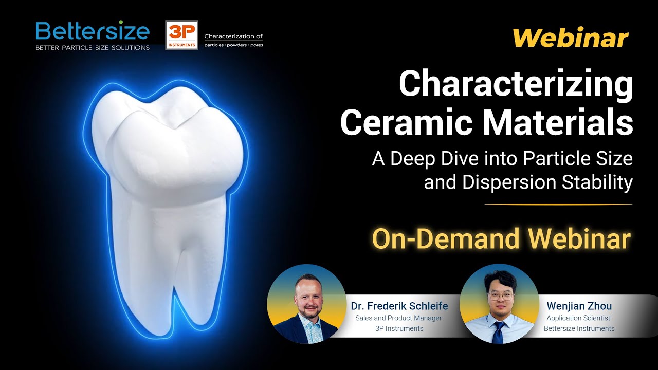 Webinar Recording | Characterizing Ceramic Materials: Particle Size and Dispersion Stability