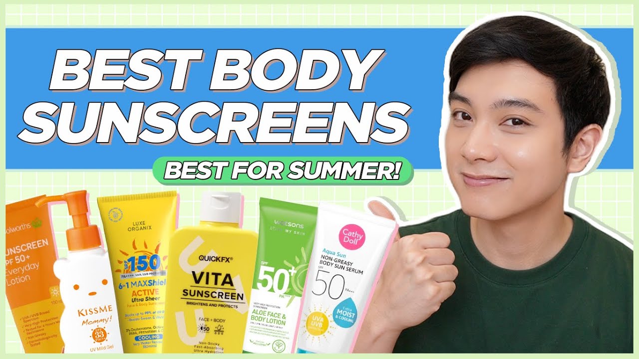 Best BODY SUNSCREENS for SUMMER ☀️ Water & Sweat Resistant Options! (Filipino) | Jan Angelo