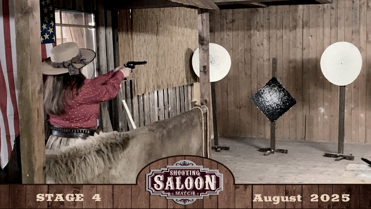 Shooting Saloon - co2CAS Match August 2025 - Stage 4 + Siegerehrung