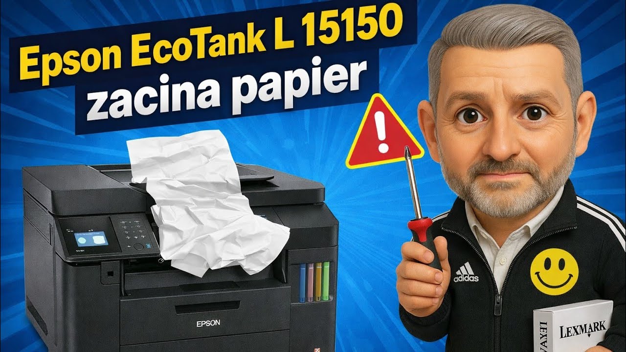 EPSON ECOTANK L15150 🖨️ Zacina papier